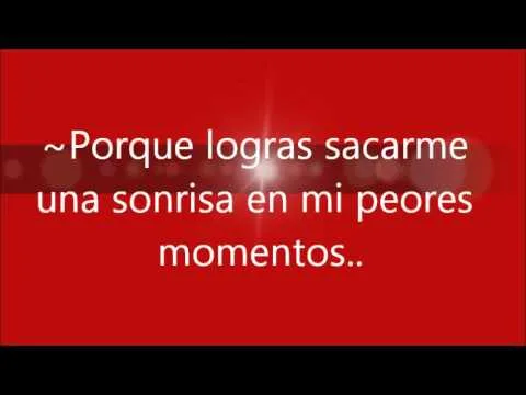 Son muchas las razones por las que te AMO! - YouTube