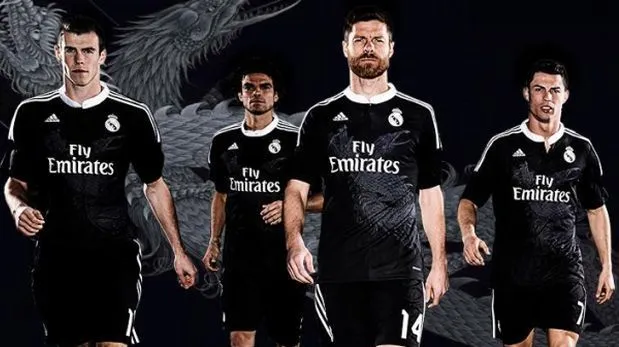 Real Madrid presenta innovadora camiseta negra con dos dragones ...