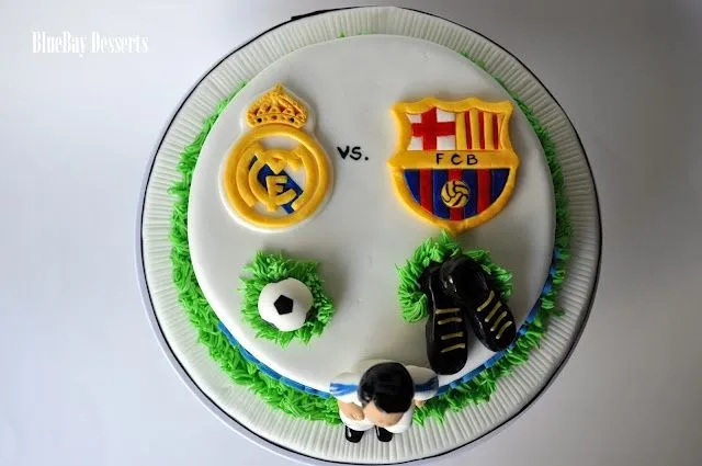 Real Madrid vs. Barca Birthday Cake | torte | Pinterest