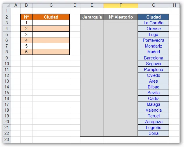 La Rebotica de Excel: Generar Nombres Aleatorios sin Repetición