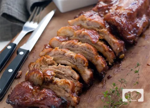 Receta de costillas al horno con salsa barbacoa · pepa cooks