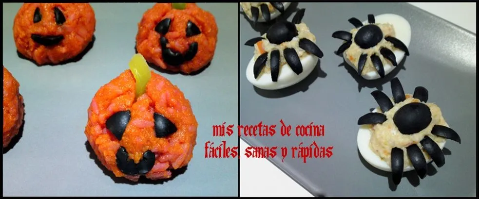 Mis recetas de cocina|FSR: Aperitivos para Halloween