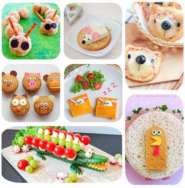 7 recetas fáciles para niños ¡de animalitos!