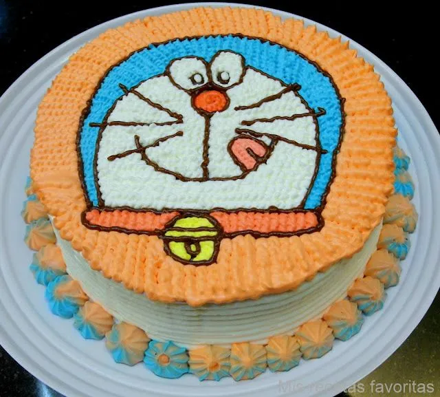 Mis recetas favoritas: Torta Doraemon