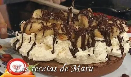 Las recetas de Maru Botana: Torta brownie con mousse de chocolate ...