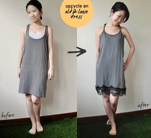 Reciclar vestidos viejos - Ropa DIY