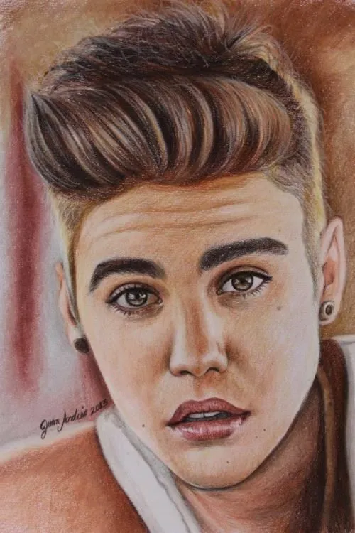 Reciente dibujo de Justin realizado por @