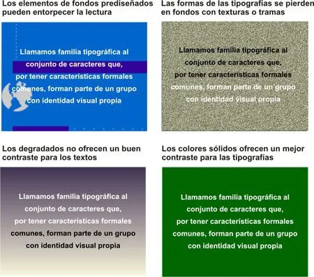 Recomendaciones, uso de tipografia - Monografias.