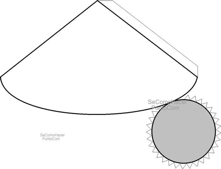 Recortables de figuras geométricas| cono | Cuerpos geometricos para armar,  Figuras y cuerpos geometricos, Figuras geometricas para armar