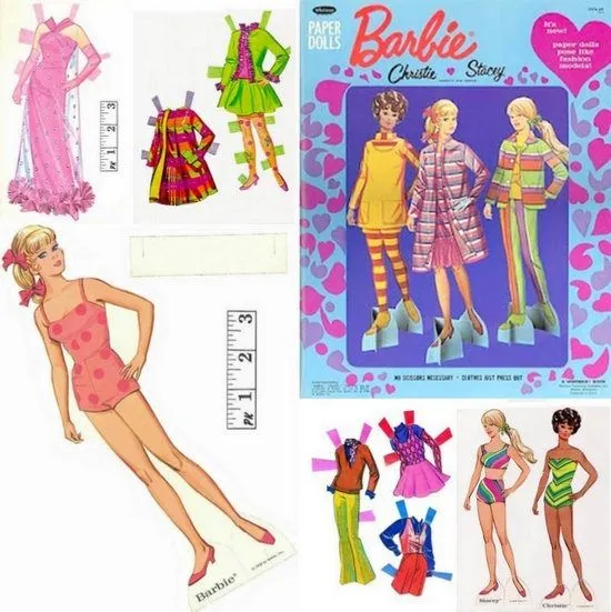 Recortables de muñecas Barbie | Manualidades Infantiles