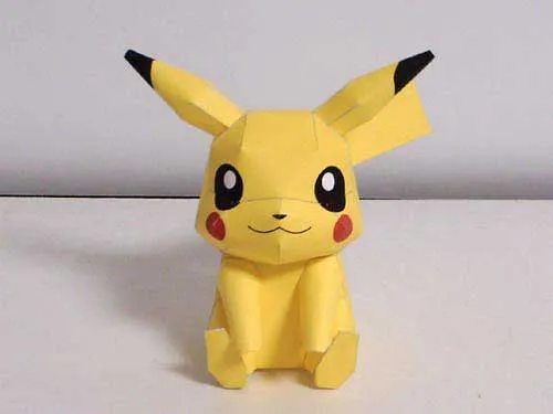 Recortables de Pikachu cubeecraft | VLC peque