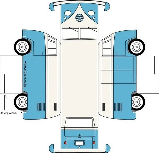 Recortar e Colar: Carros de montar