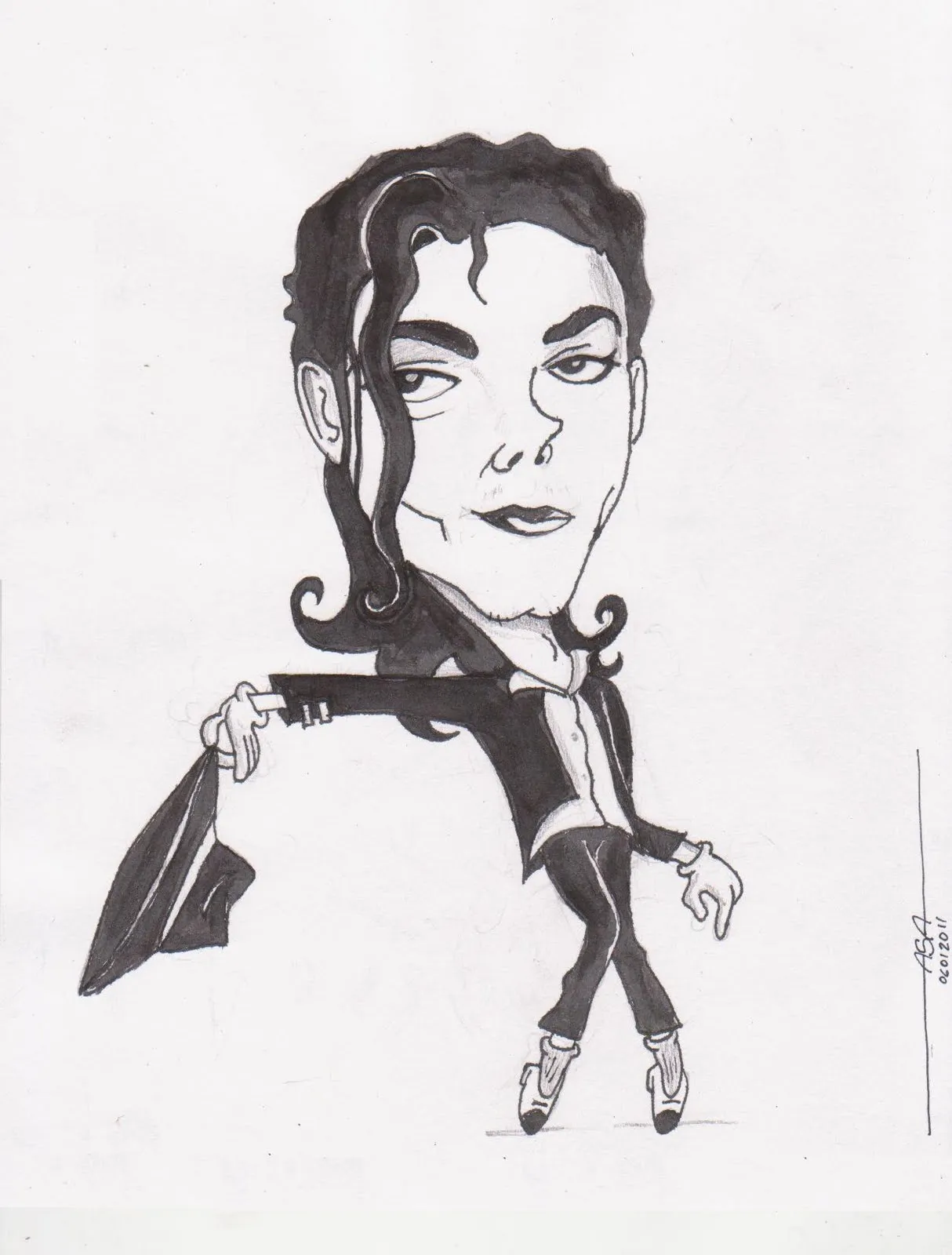 RECPunto Galería: Caricatura RECPunto: Michael Jackson