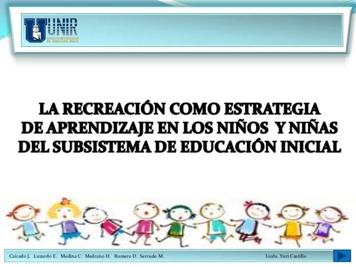 La Recreación como Estrategia de Aprendizaje en los Niños y Niñas del…