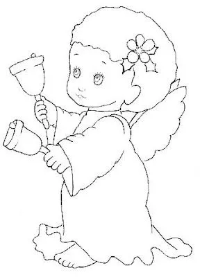 RECREAR - MANUALIDADES - ARTE: Angel de la guarda.