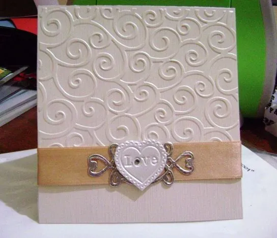 Recuerditos de Papel: TARJETA DE INVITACIÓN PARA BODA - 1