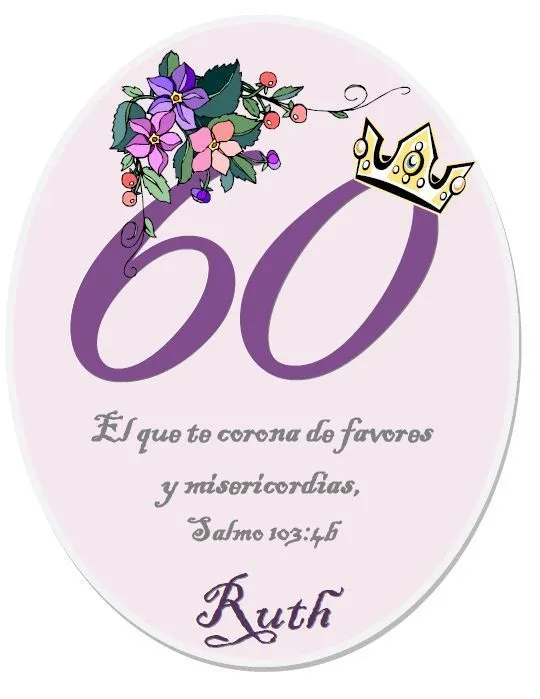 Recuerdo para fiesta de 60 años | Ibarra Co | Pinterest