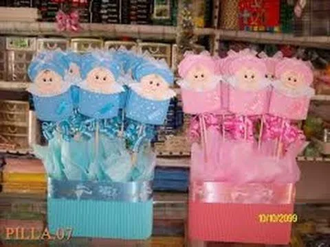 RECUERDOS PARA BABY SHOWER FACILES DE HACER Y ECONOMICOS | Tempat ...