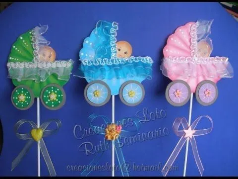 Recuerdos Para Baby Shower En Goma Eva Paso A Paso | baby shower ...