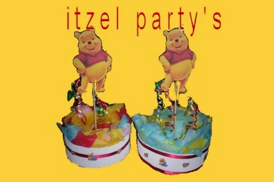 recuerdos itzel: CENTROS DE MESA PARA FIESTAS INFANTILES