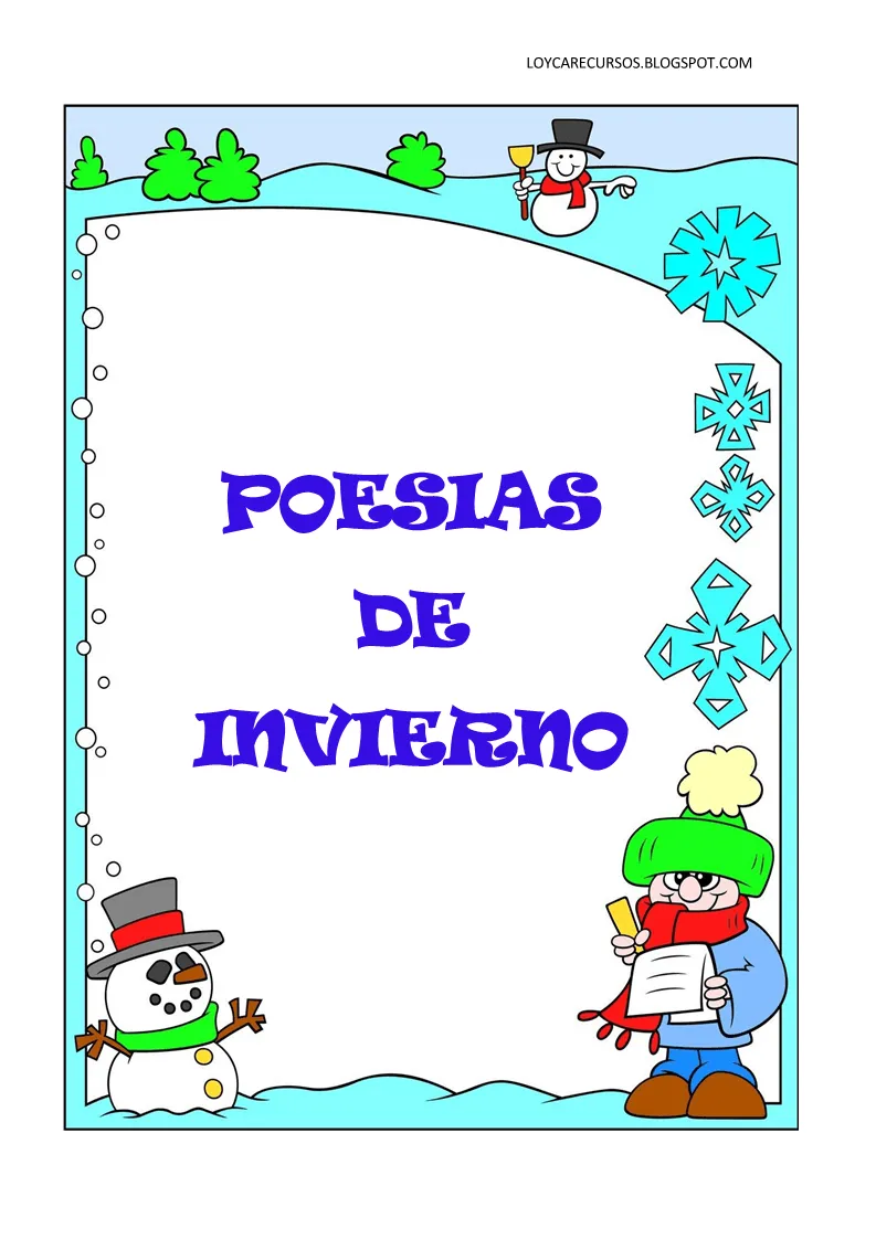 RECURSOS DE EDUCACION INFANTIL: POESIAS DE INVIERNO