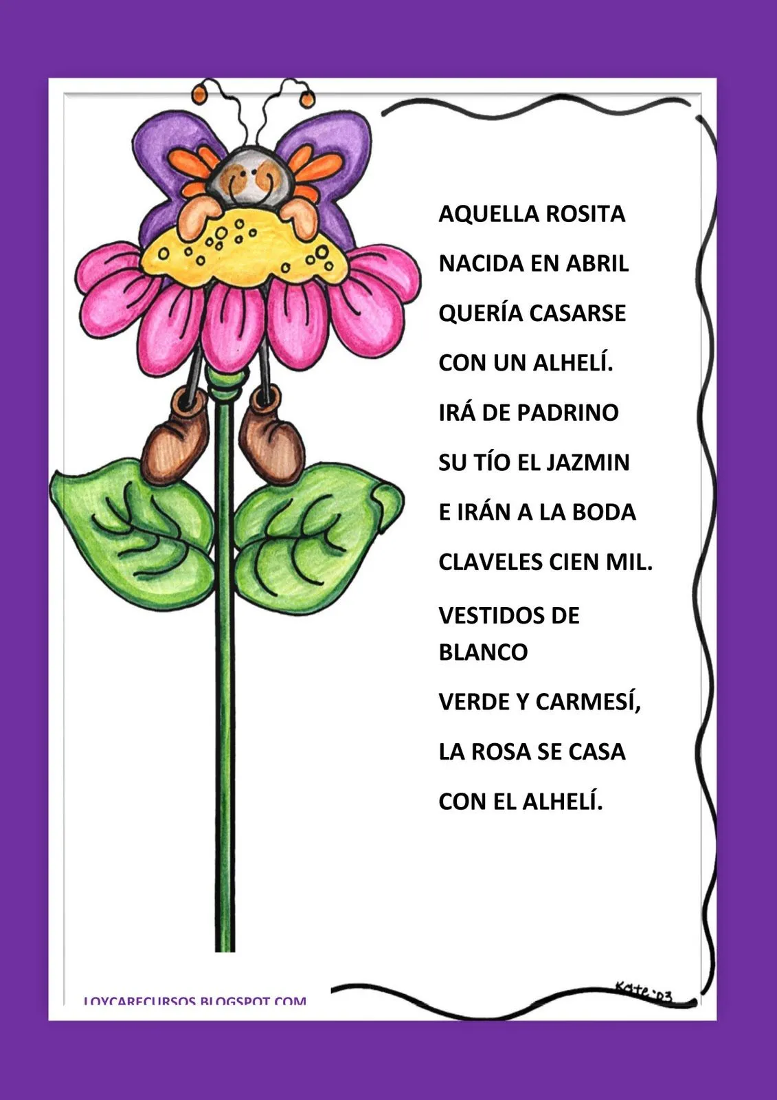 RECURSOS DE EDUCACION INFANTIL: POESÍAS DE LA PRIMAVERA