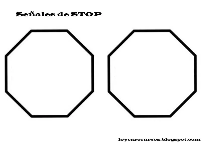 RECURSOS DE EDUCACION INFANTIL: SEÑAL DE STOP