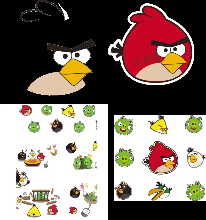 Recursos Graficos Muy Chapines |Design|: angry bird vectores