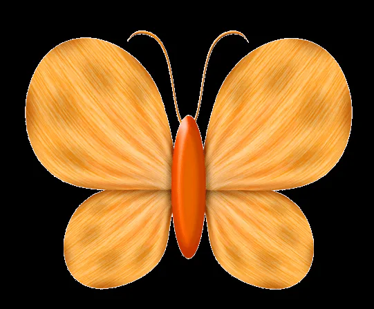 Recursos infantiles: Mariposas naranjas PNG