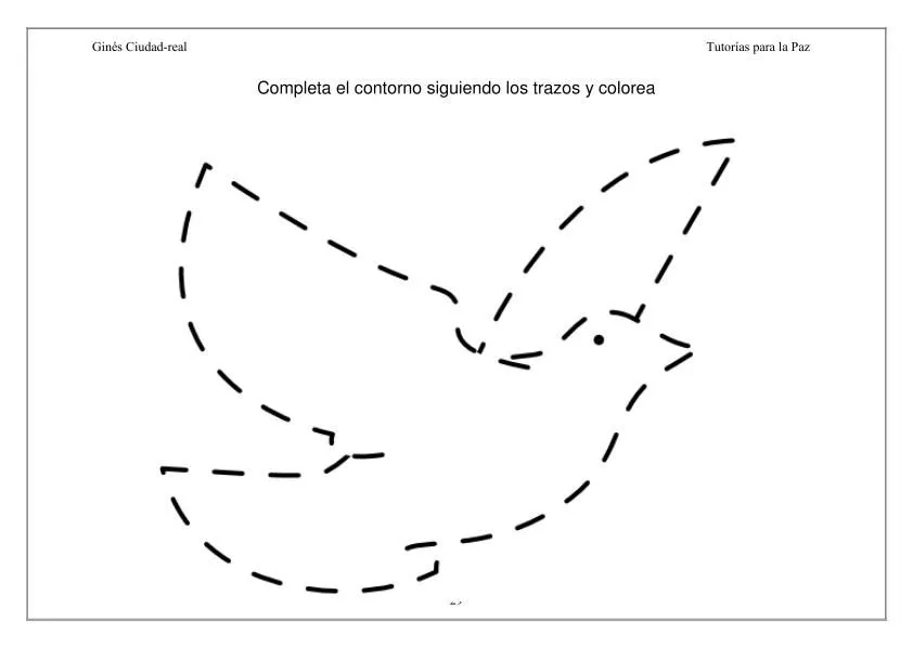 Actividades de Grafomotricidad (30 FICHAS) día de la Paz. Infantil y ...