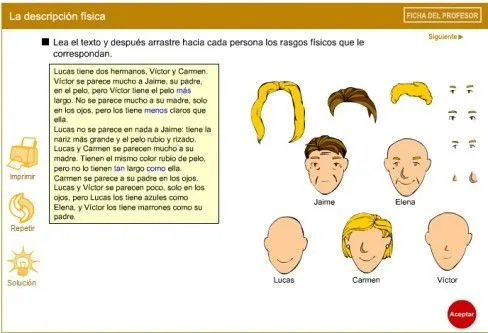 Recursos Lengua Española: DESCRIPCIÓN FÍSICA