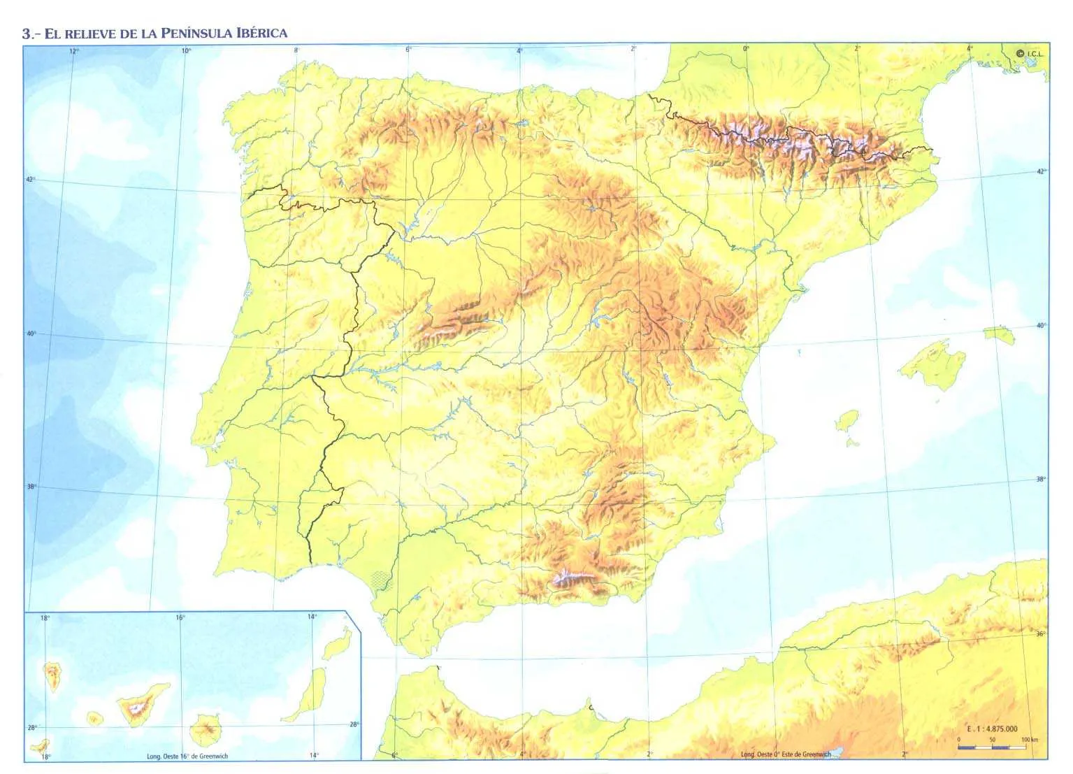 RECURSOS | Mapas mudos España ~ La Eduteca