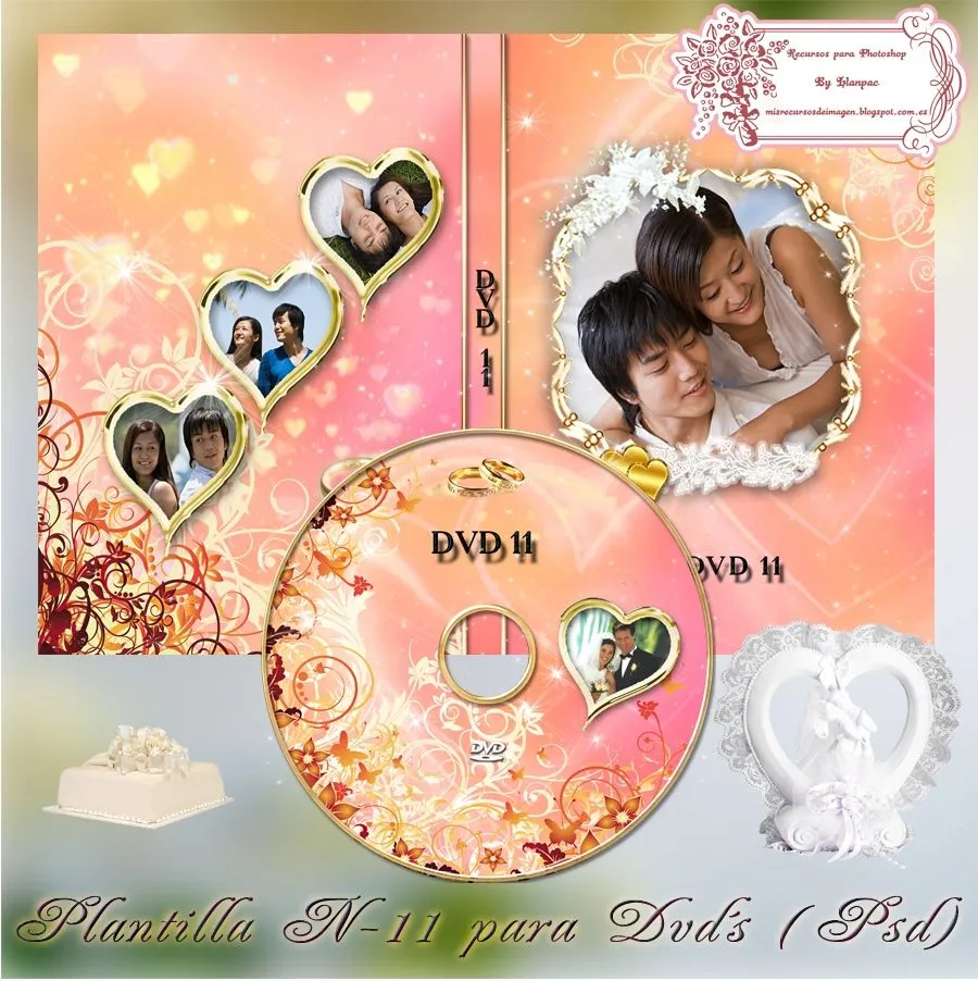 Recursos Photoshop Llanpac: Plantilla para caratulas de Dvd ...