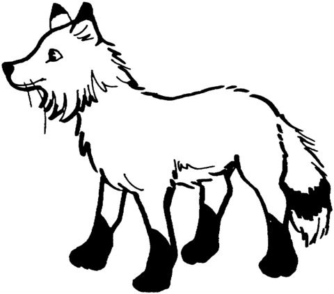 Red Fox coloring pages | Super Coloring