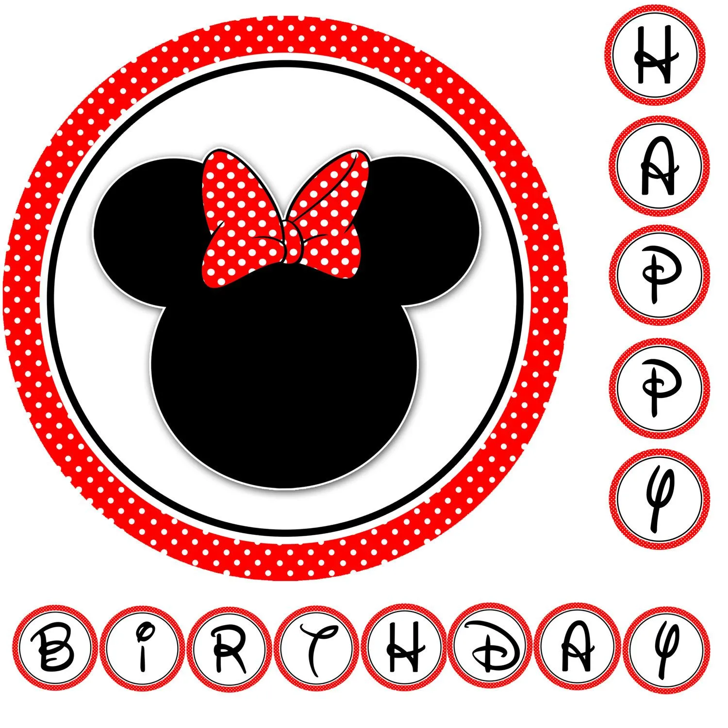 Red Minnie Mouse Clip Art | Clipart Panda - Free Clipart Images