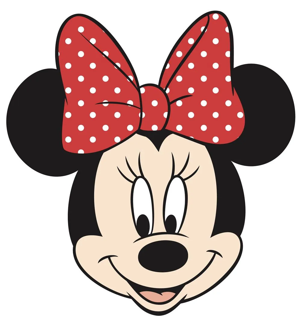 Red Minnie Mouse Face | Clipart Panda - Free Clipart Images