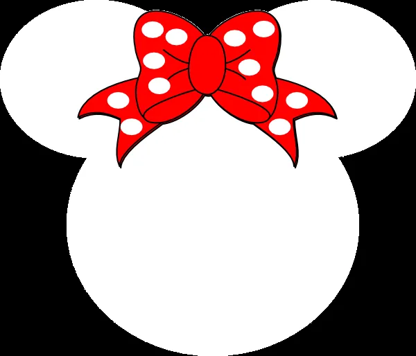 Red Minnie Mouse Face | Clipart Panda - Free Clipart Images