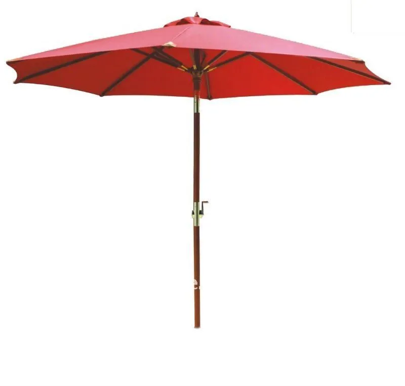 Red umbrella beach parasol 11761-Patio del paraguas y la base ...