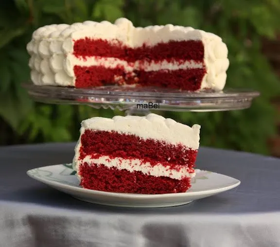 Red Velvet - Torta de terciopelo rojo ~ Pasteles de colores