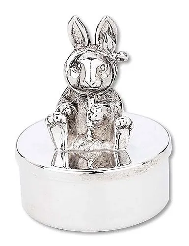 Reed & Barton Bunny Tooth Fairy Box - Crystal Classics