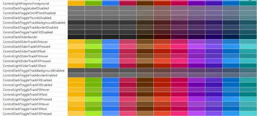 Referencia de colores para combinar en el desarrollo de apps para ...