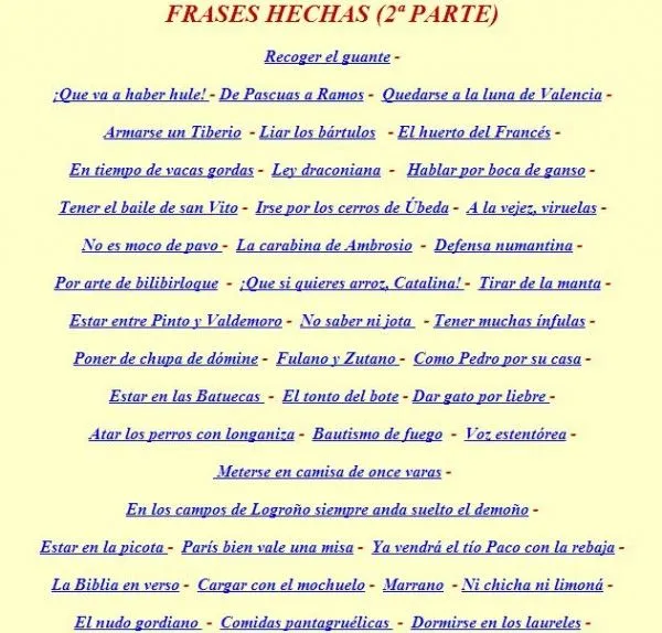 Refranes y frases hechas « NUESTRO BLOG DE 5º DE PRIMARIA