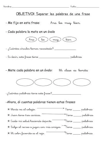 REFUERZO LENGUA SEGUNDO DE PRIMARIA PARA IMPRIMIR