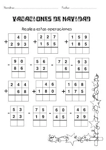 REFUERZO MATEMATICAS SEGUNDO PRIMARIA PARA IMPRIMIR