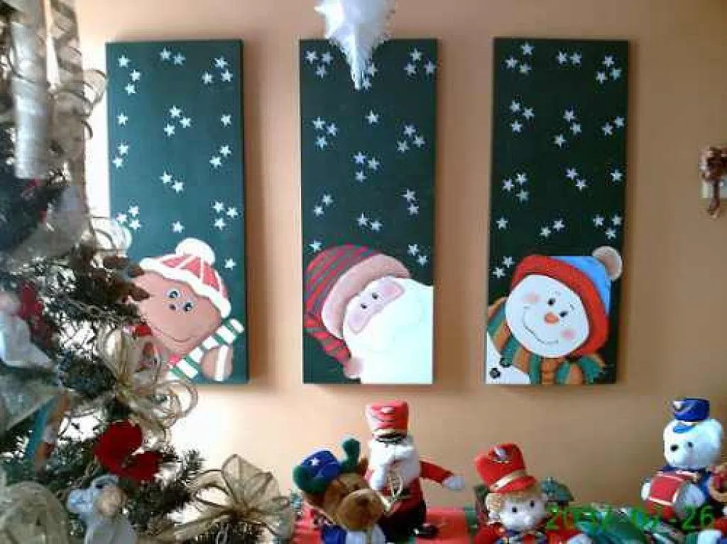 Regala... ¡cuadros navideños! | Decorar tu casa es facilisimo.