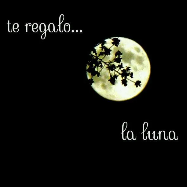 te regalo la luna | Luna | Pinterest