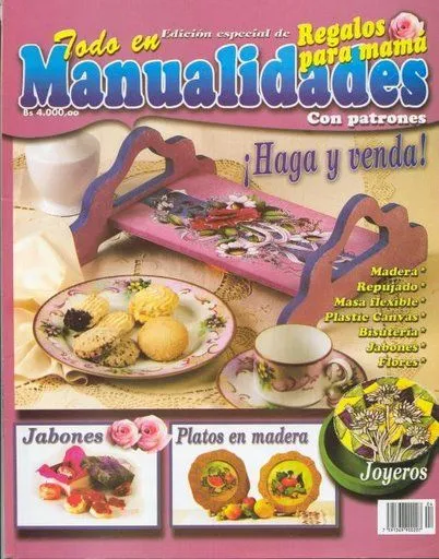 Todo Revistas: Revista Todo en Manualidades Regalos para Mama