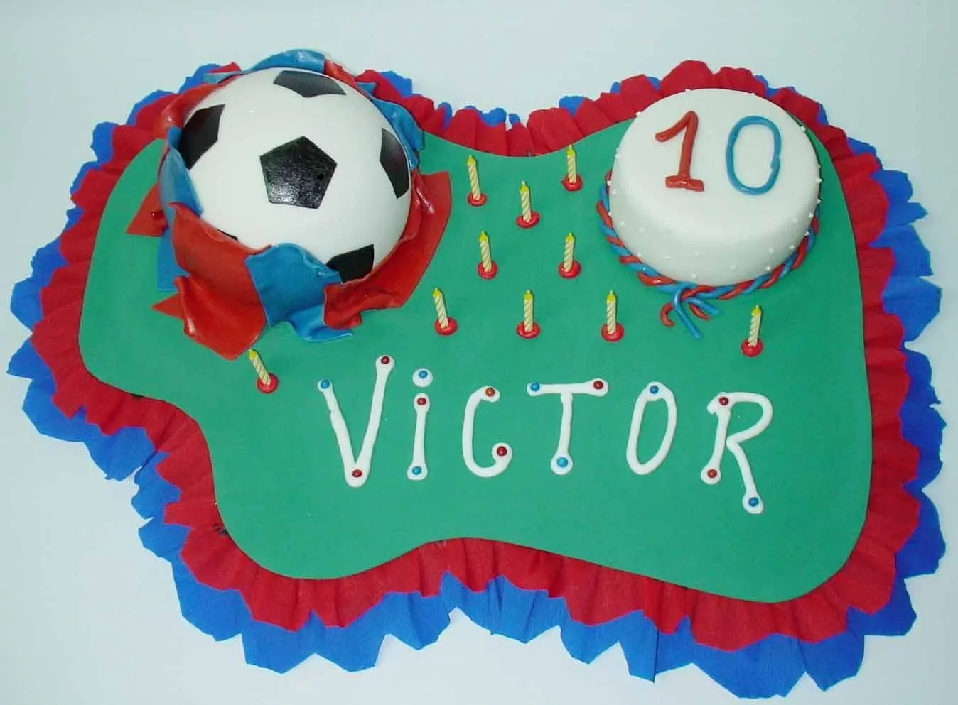 REGINA - TARTAS CON ARTE: Tarta pelota de futbol.