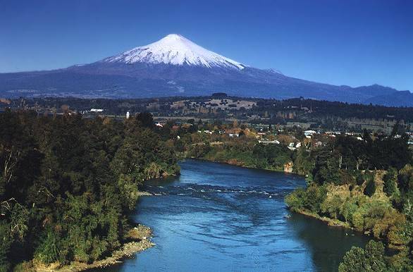 Region de los lagos zona de hermosos paisajes."