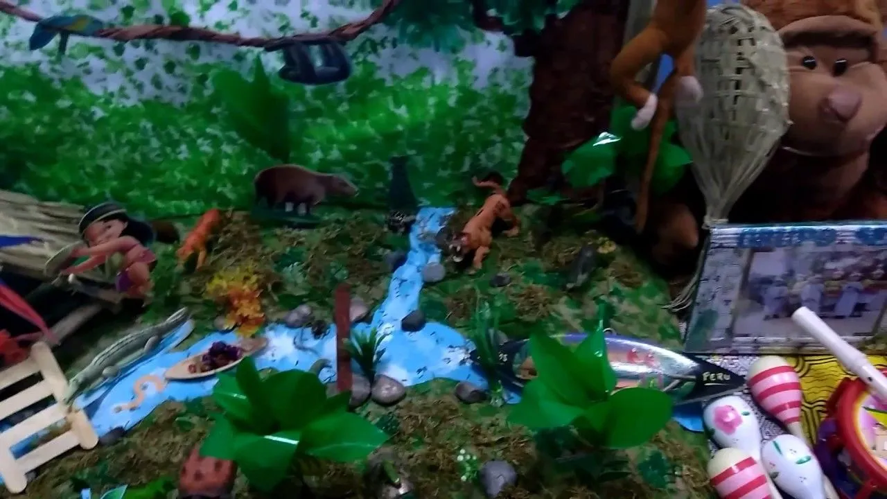Región selva ( maqueta y presentación) - YouTube